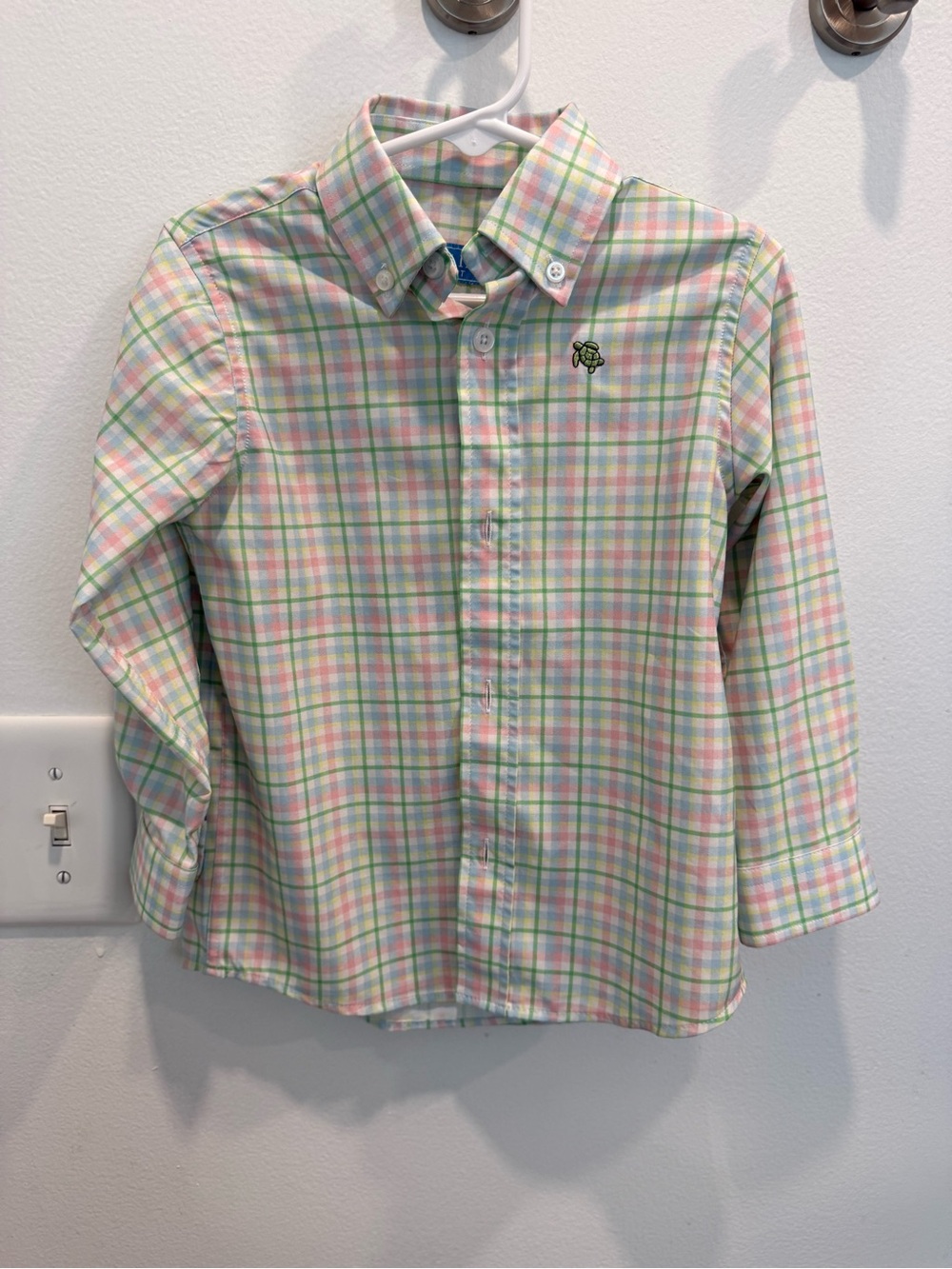 J. Bailey/Bailey Boys Roscoe Performance Button Down Shirt Springtime Size 2 T